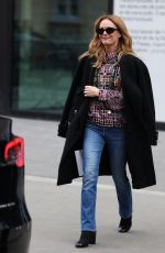 VANESSA PARADIS Leaves Chanel Fashion Show in Paris 01/24/2023