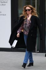 VANESSA PARADIS Leaves Chanel Fashion Show in Paris 01/24/2023