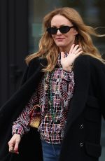 VANESSA PARADIS Leaves Chanel Fashion Show in Paris 01/24/2023