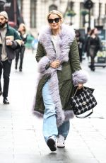 VOGUE WILLIAMS Arrives at Global Radio Studios in London 01/26/2023
