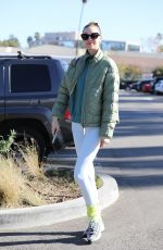 WHITNEY PORT Heading to Pilates Class in Los Angeles 01/06/2023