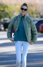 WHITNEY PORT Heading to Pilates Class in Los Angeles 01/06/2023