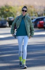 WHITNEY PORT Heading to Pilates Class in Los Angeles 01/06/2023