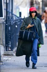 ZOE KRAVITZ Out and About in New York 01/18/2023