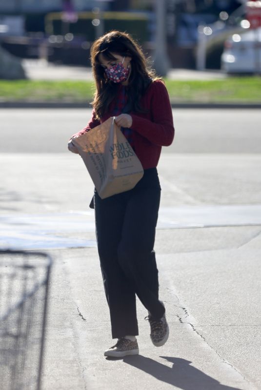ZOOEY DESCHANEL at Whole Foods Market in Los Angeles 01/13/2023