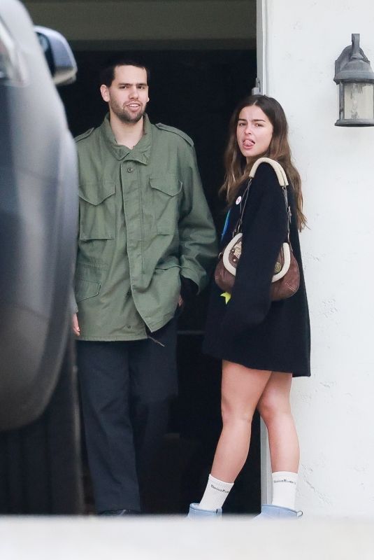 ADDISON RAE and Omer Fedi Out House Hunting in Los Feliz 02/26/2023