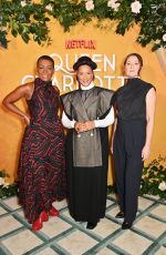ADJOA ANDOH at Queen Charlotte: A Bridgerton Story Photocall in London 02/14/2023