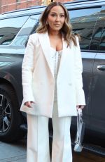 ADRIENNE BAILON Arrives at Alice & Olivia Show at New York Fashion Week 02/11/2023