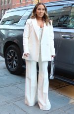 ADRIENNE BAILON Arrives at Alice & Olivia Show at New York Fashion Week 02/11/2023