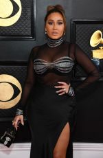 ADRIENNE BAILON at 65th Grammy Awards in Los Angeles 02/05/2023