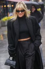 AHLEY ROBERTS Arrives at Heart Radio in London 02/22/2023