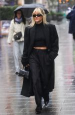 AHLEY ROBERTS Arrives at Heart Radio in London 02/22/2023