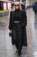 AHLEY ROBERTS Arrives at Heart Radio in London 02/22/2023