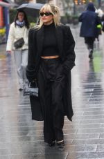 AHLEY ROBERTS Arrives at Heart Radio in London 02/22/2023