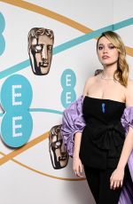 AIMEE LOU WOOD at EE Bafta Film Awards 2023 in London 02/19/2023