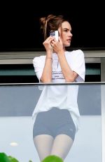 ALESSANDR AMABROSIO a Hotel Balcony in Rio de Janeiro 02/17/2023