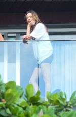 ALESSANDR AMABROSIO a Hotel Balcony in Rio de Janeiro 02/17/2023