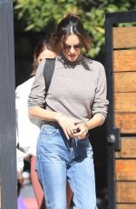 ALESSANDRA AMBROSIO in Jeans and a Turtleneck After a Workout in West Hollywood 01/31/2023