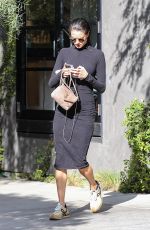 ALESSANDRA AMBROSIO Leaves a Hair Salon in Los Angeles 02/13/2023