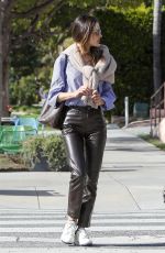 ALESSANDRA AMBROSIO Out for Lunch at R+D Kitchen in Santa Monica 02/03/2023