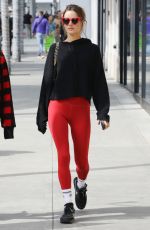 ALESSANDRA AMBROSIO Out with Friend on Rodeo Drive in Beverly Hills 02/14/2023