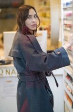 ALEXA CHUNG Arrives at a Nail Salon in New York 02/09/2023