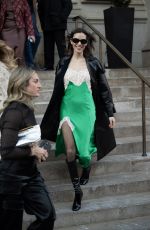 ALEXA CHUNG Out at New York Fashion Week 02/10/2023