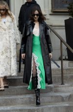 ALEXA CHUNG Out at New York Fashion Week 02/10/2023