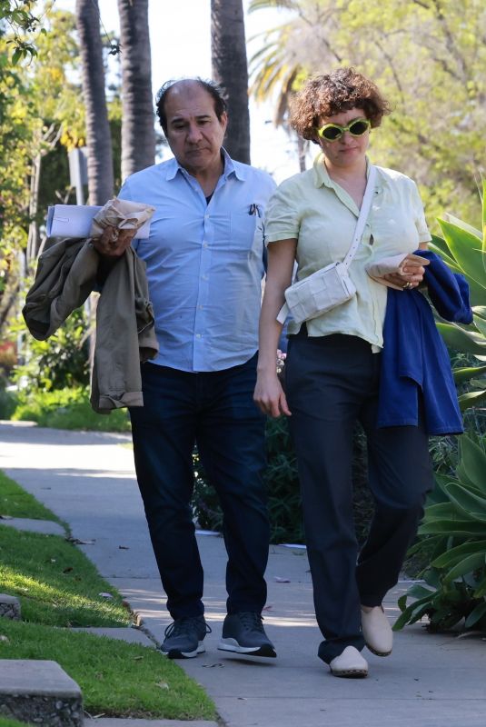 ALIA SHAWKAT Out for Lunch with Her Father Tony at All Time Restaurant in Los Angeles 02/21/2023