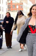 ALISON BRIE Out and About in New York 02/07/2023