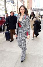 ALISON BRIE Out and About in New York 02/07/2023