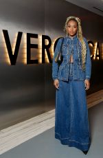 ALYAH CHANELLE SCOTT at Veronica Beard Fashion Show in New York 02/14/2023