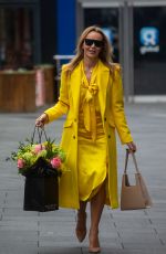 AMANDA HOLDEN Arrives at Global Radio Studios in London 02/20/2022