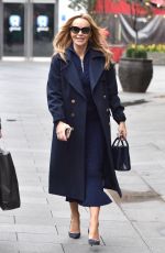 AMANDA HOLDEN Arrives at Global Radio Studios in London 02/21/2023