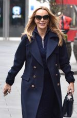 AMANDA HOLDEN Arrives at Global Radio Studios in London 02/21/2023