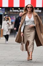 AMANDA HOLDEN Arrives at Global Radio Studios in London 02/27/2023