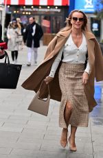 AMANDA HOLDEN Arrives at Global Radio Studios in London 02/27/2023