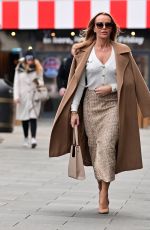 AMANDA HOLDEN Arrives at Global Radio Studios in London 02/27/2023