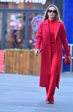 AMANDA HOLDEN Arrives at Heart Radio in London 02/06/2023