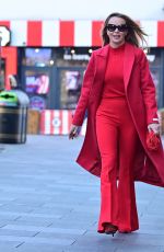AMANDA HOLDEN Arrives at Heart Radio in London 02/06/2023