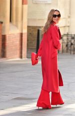 AMANDA HOLDEN Arrives at Heart Radio in London 02/06/2023