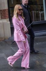 AMANDA HOLDEN Arrives at Heart Radio in London 02/22/2023