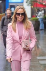 AMANDA HOLDEN Arrives at Heart Radio in London 02/22/2023