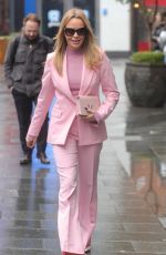 AMANDA HOLDEN Arrives at Heart Radio in London 02/22/2023