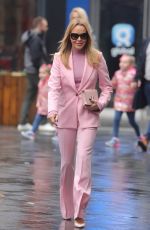 AMANDA HOLDEN Arrives at Heart Radio in London 02/22/2023