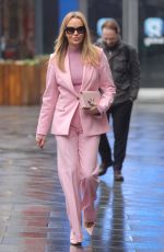 AMANDA HOLDEN Arrives at Heart Radio in London 02/22/2023
