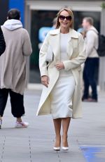 AMANDA HOLDEN Leaves Global Radio Studios in London 02/23/2023