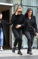AMANDA HOLDEN Leaves Her Hotel in Manchester 02/10/2023