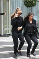 AMANDA HOLDEN Leaves Her Hotel in Manchester 02/10/2023