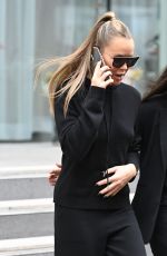AMANDA HOLDEN Leaves Her Hotel in Manchester 02/10/2023